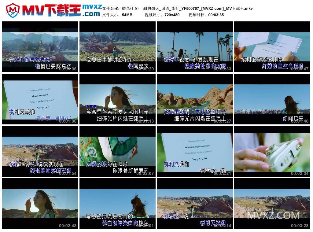 蜷花仕女-一刹的烟火_国语_流行_YF500767